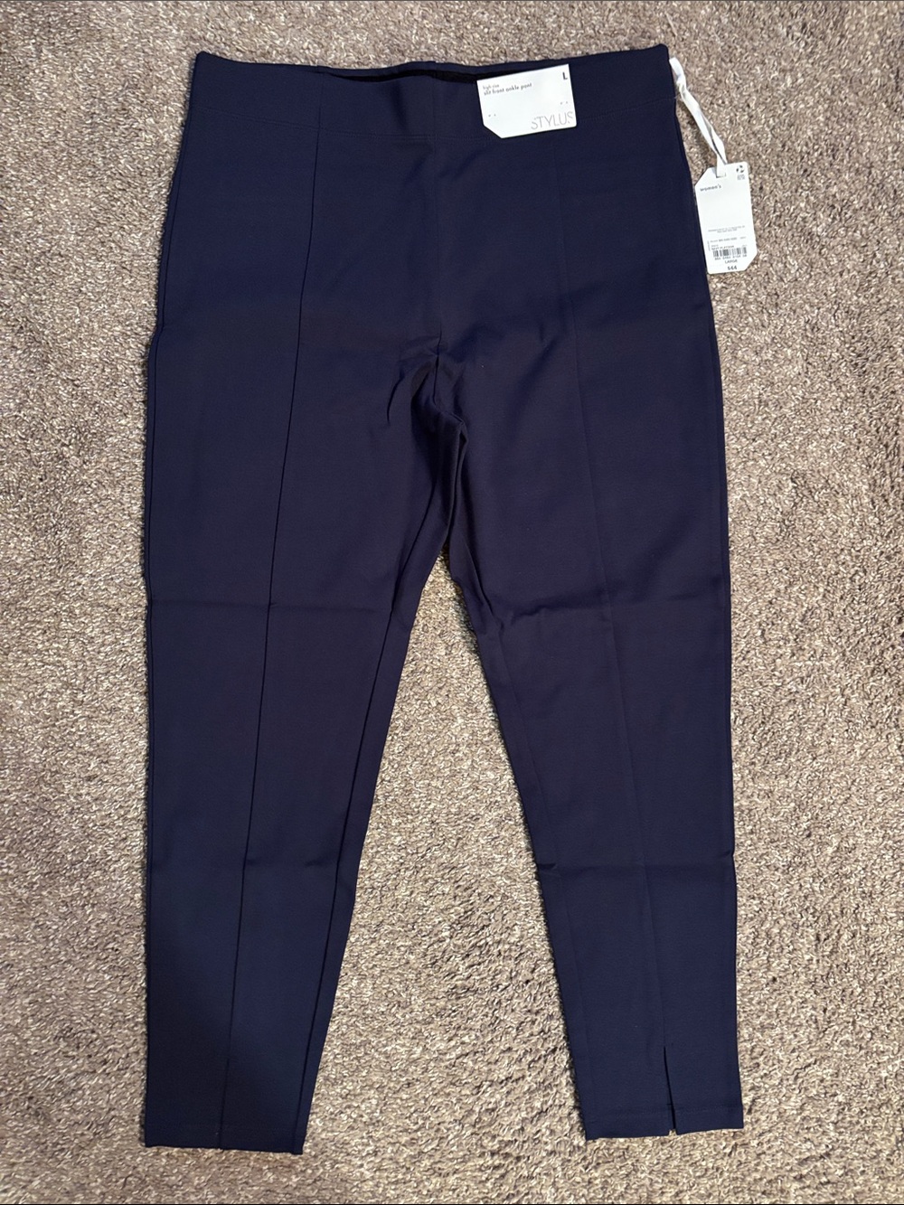 Stylus High Rise Slit Front Ankle Pant